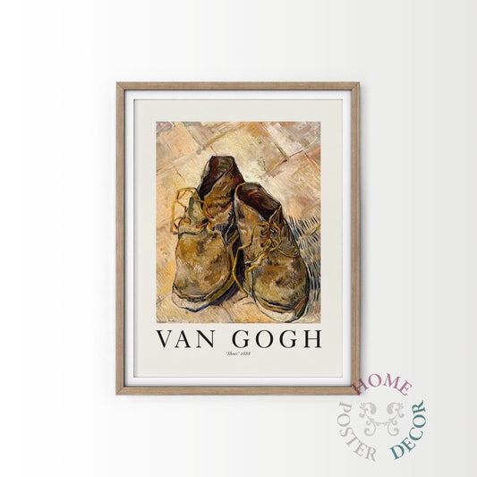 Van Gogh Print, Van Gogh Shoes, Post-Impressionist Still Life