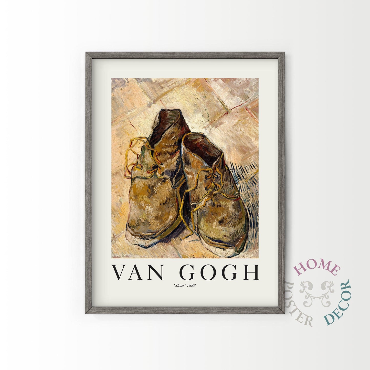 Van Gogh Print, Van Gogh Shoes, Post-Impressionist Still Life