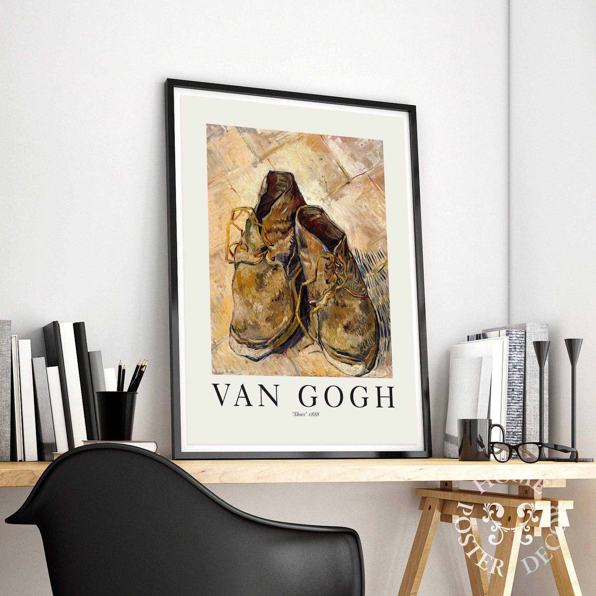 Van Gogh Print, Van Gogh Shoes, Post-Impressionist Still Life