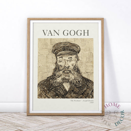 Van Gogh, The Postman Portrait Wall Art