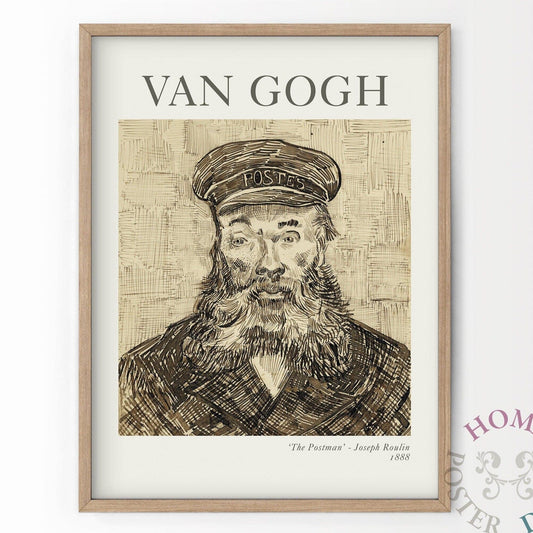 Van Gogh, The Postman Portrait Wall Art