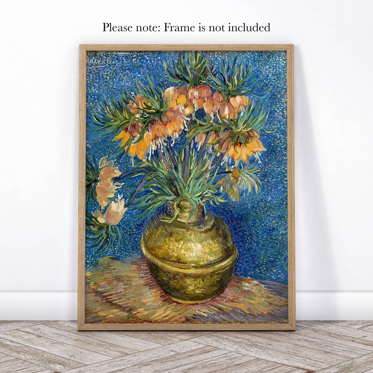 Vincent Van Gogh ,Set of 3 prints, Imperial Fritillaries in a Copper Vase, Irises and Roses