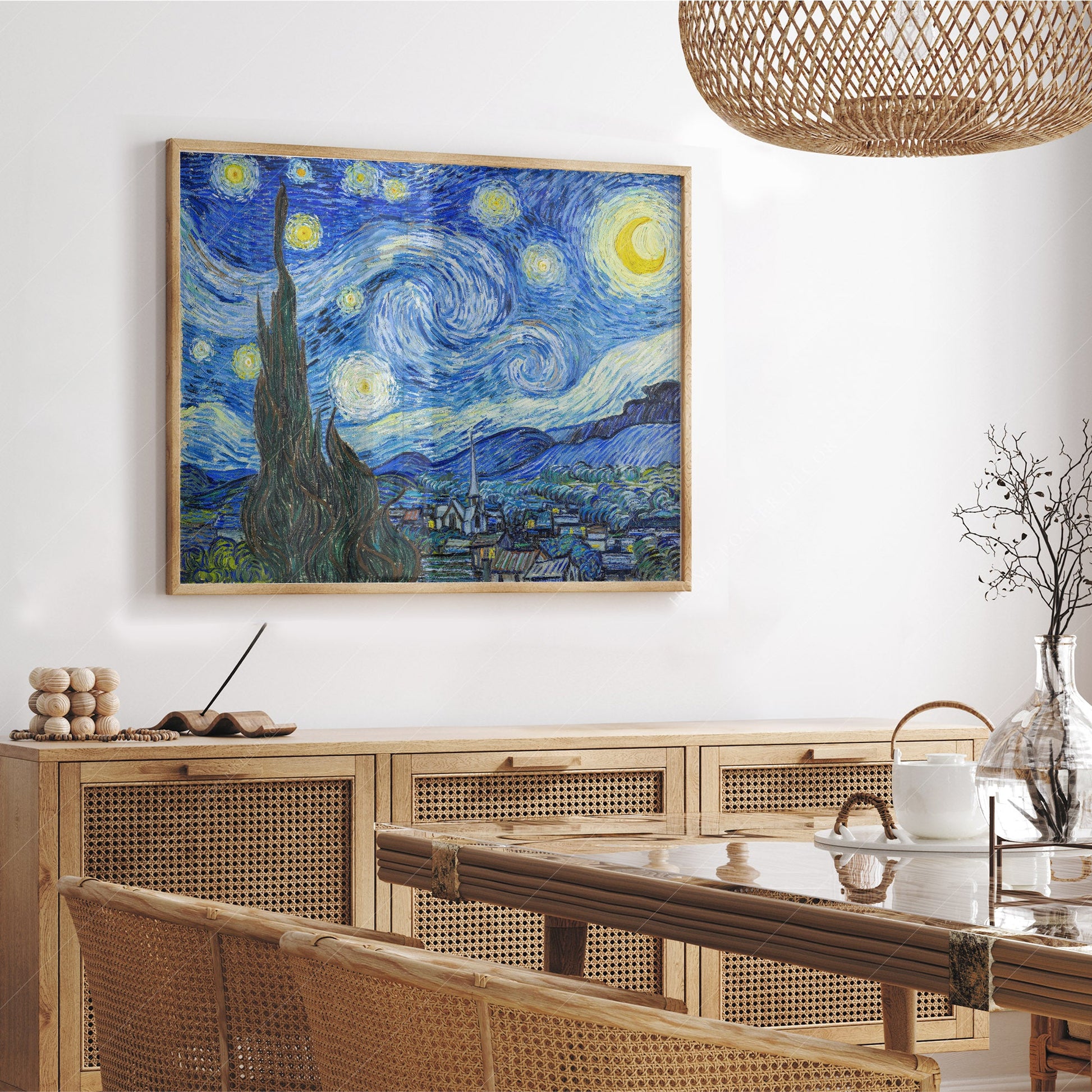 Vincent Van Gogh, Starry Night Print, Famous Artist