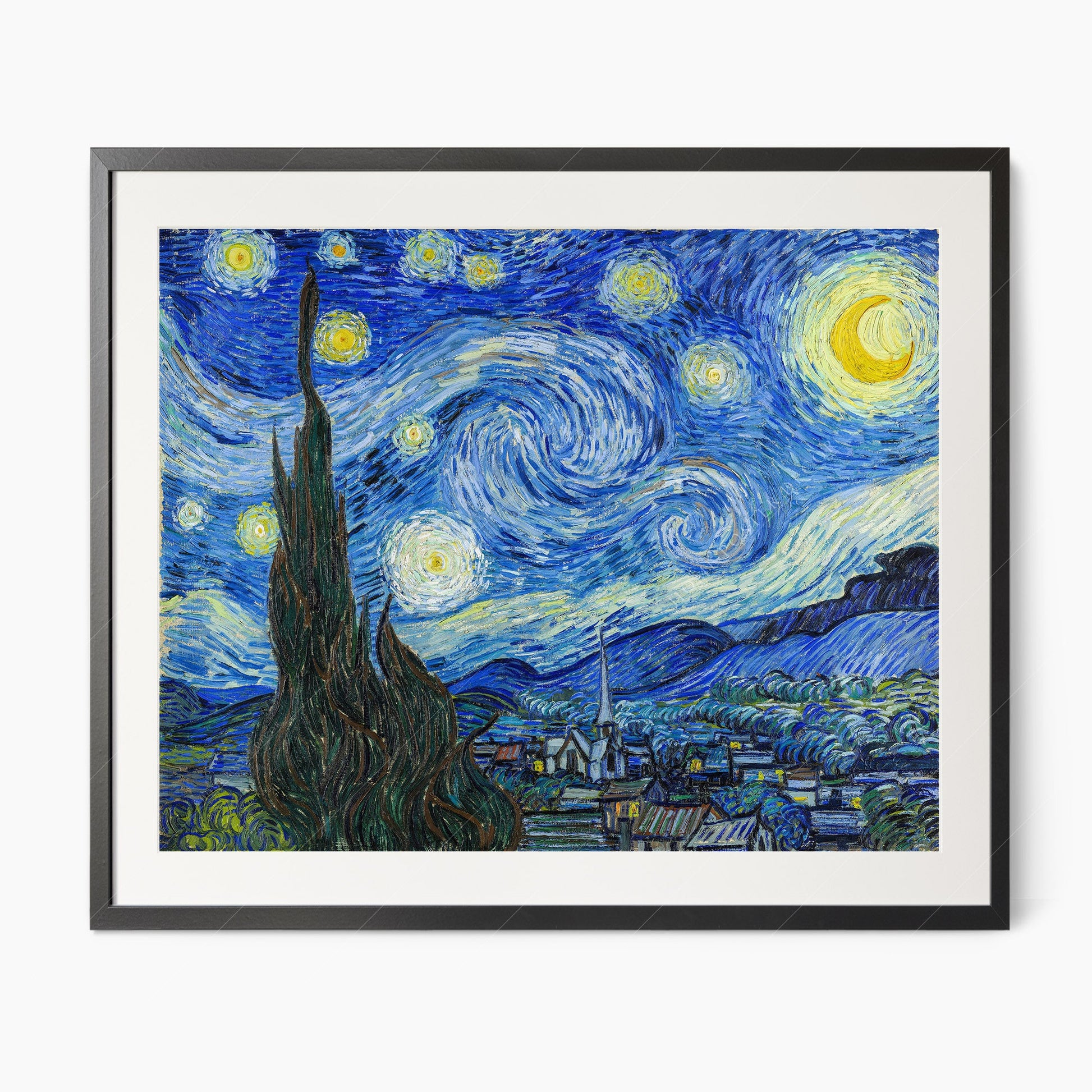 Vincent Van Gogh, Starry Night Print, Famous Artist