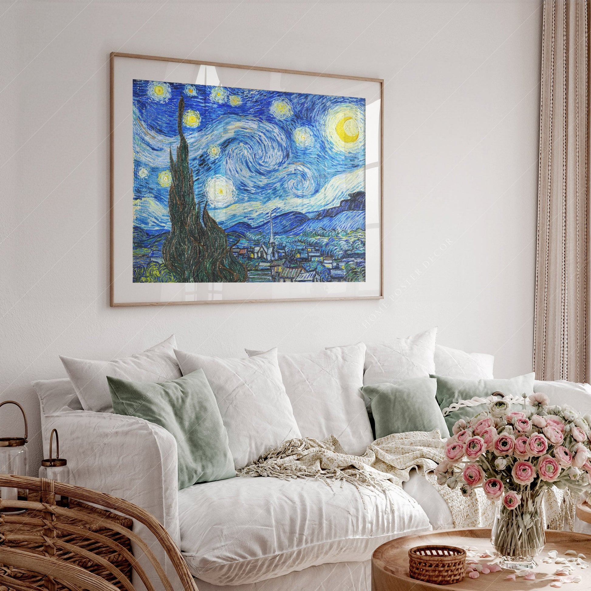 Vincent Van Gogh, Starry Night Print, Famous Artist