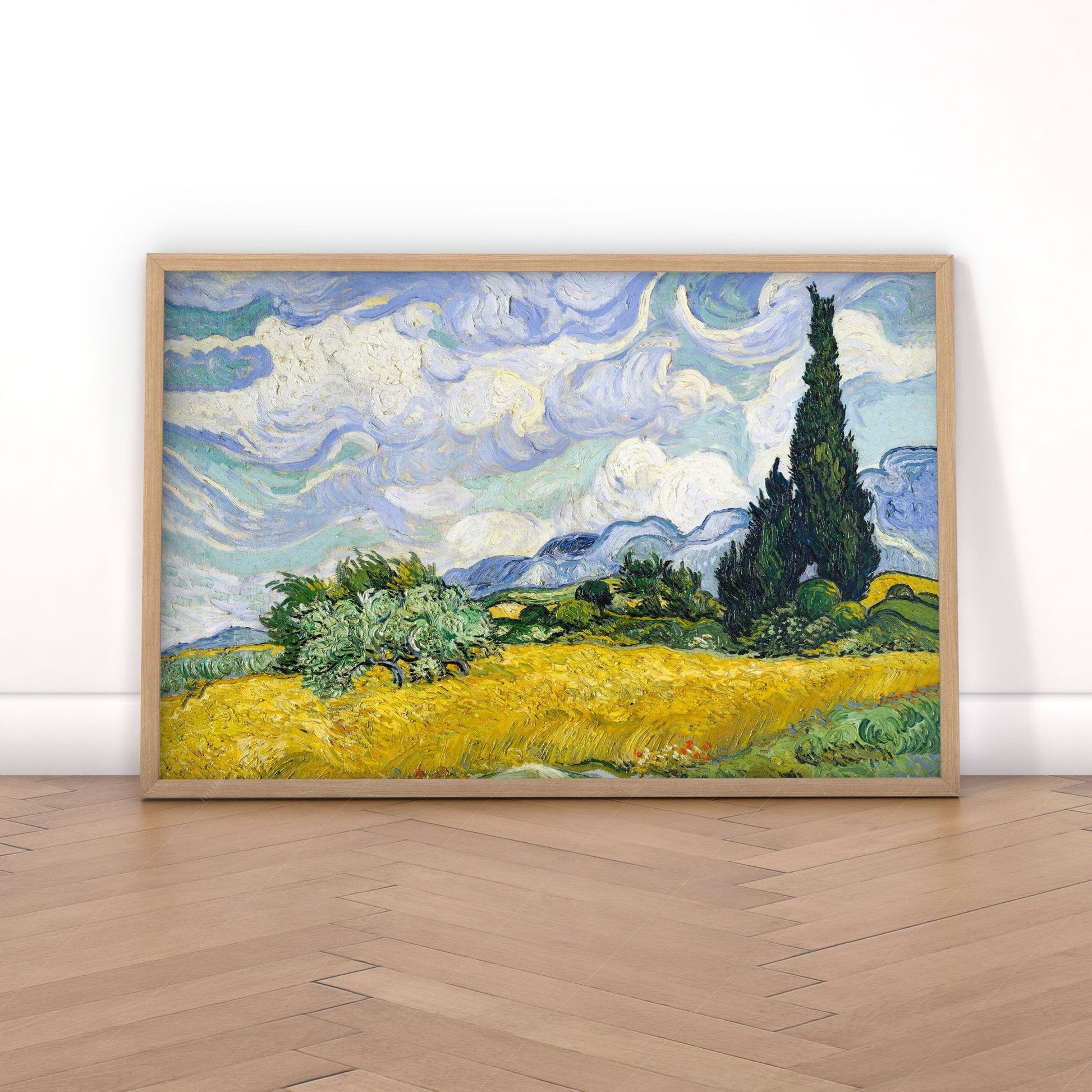 Vincent Van Gogh, Wheat Fields with Cypresses