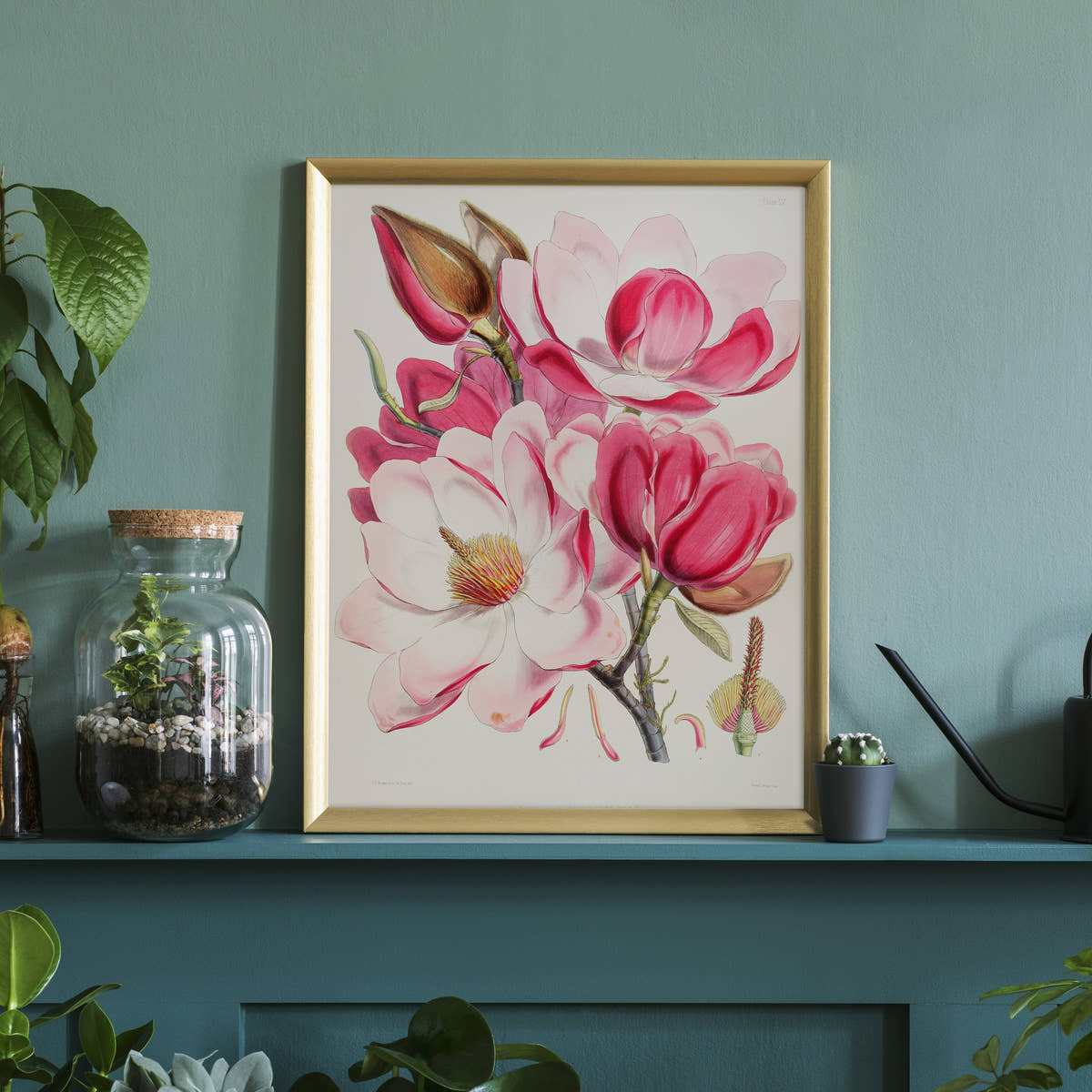 Vintage Roses Flower Print, Botanical Wall Art 06