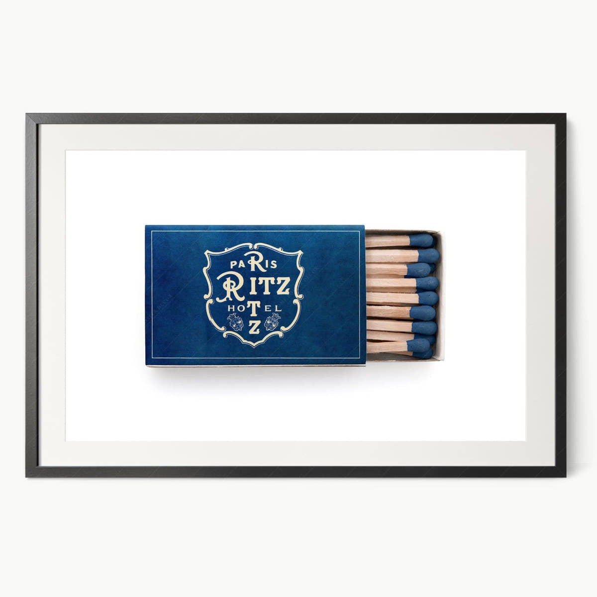 Vintage matchbox photography, Paris Ritz hotel, Elegant home decor
