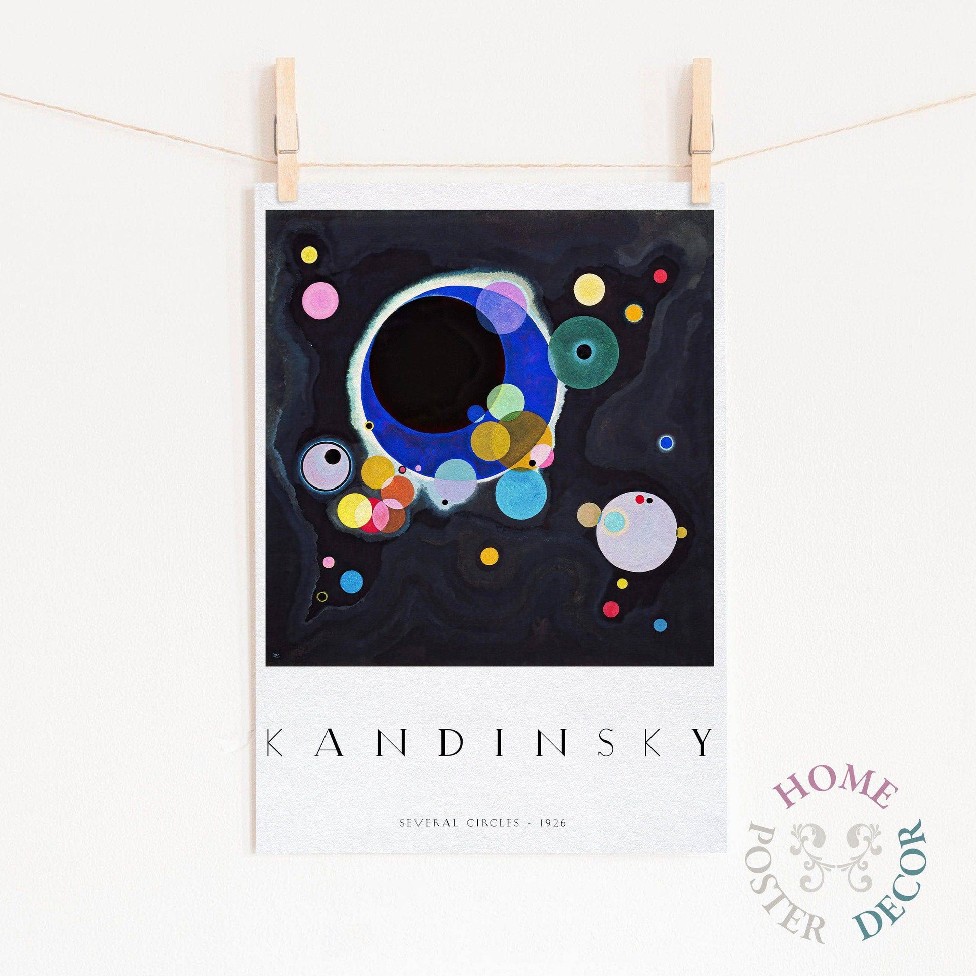 Wassily Kandinsky, Exhibition Poster, Fine Art