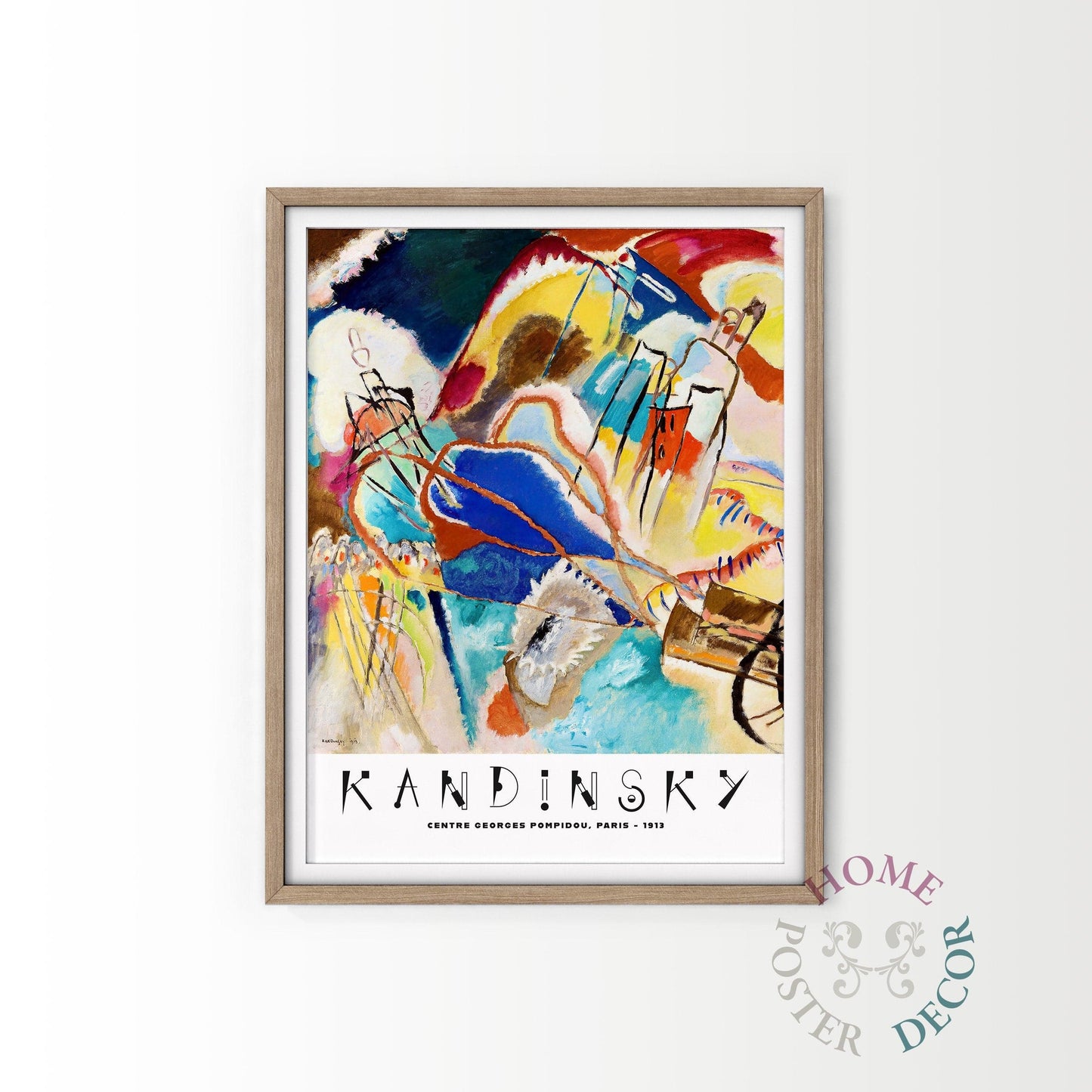 Wassily Kandinsky Print, Exhibition Poster, Fine Art