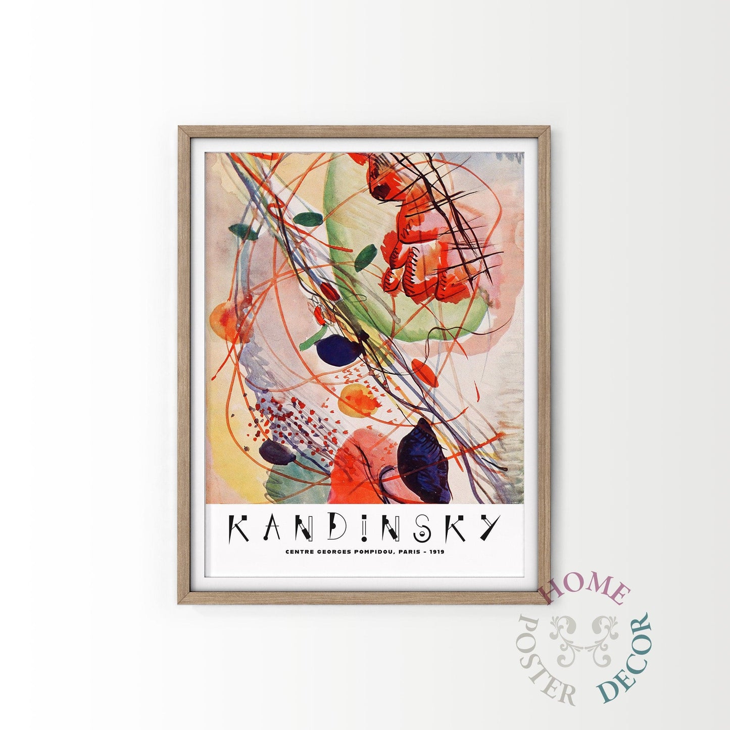 Wassily Kandinsky Print, Exhibition Poster, Fine Art