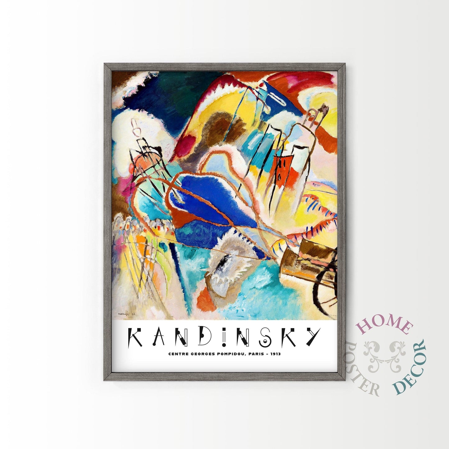 Wassily Kandinsky Print, Exhibition Poster, Fine Art