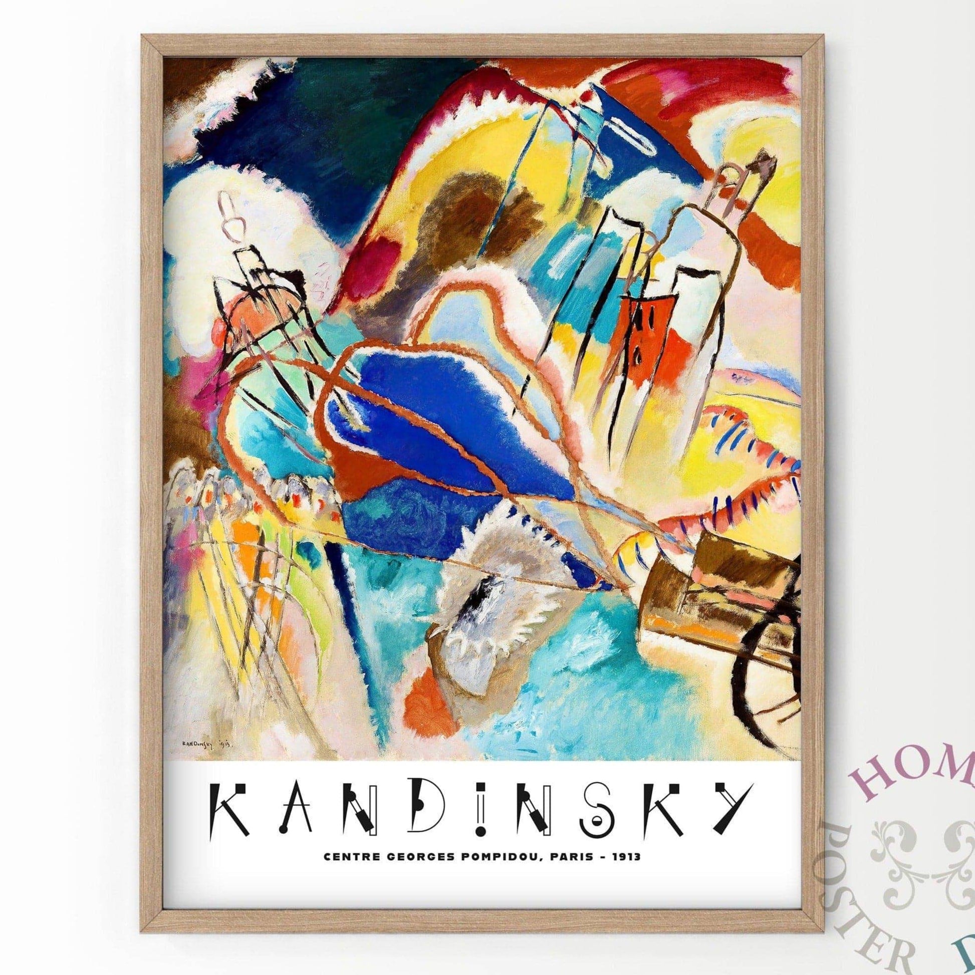 Wassily Kandinsky Print, Exhibition Poster, Fine Art