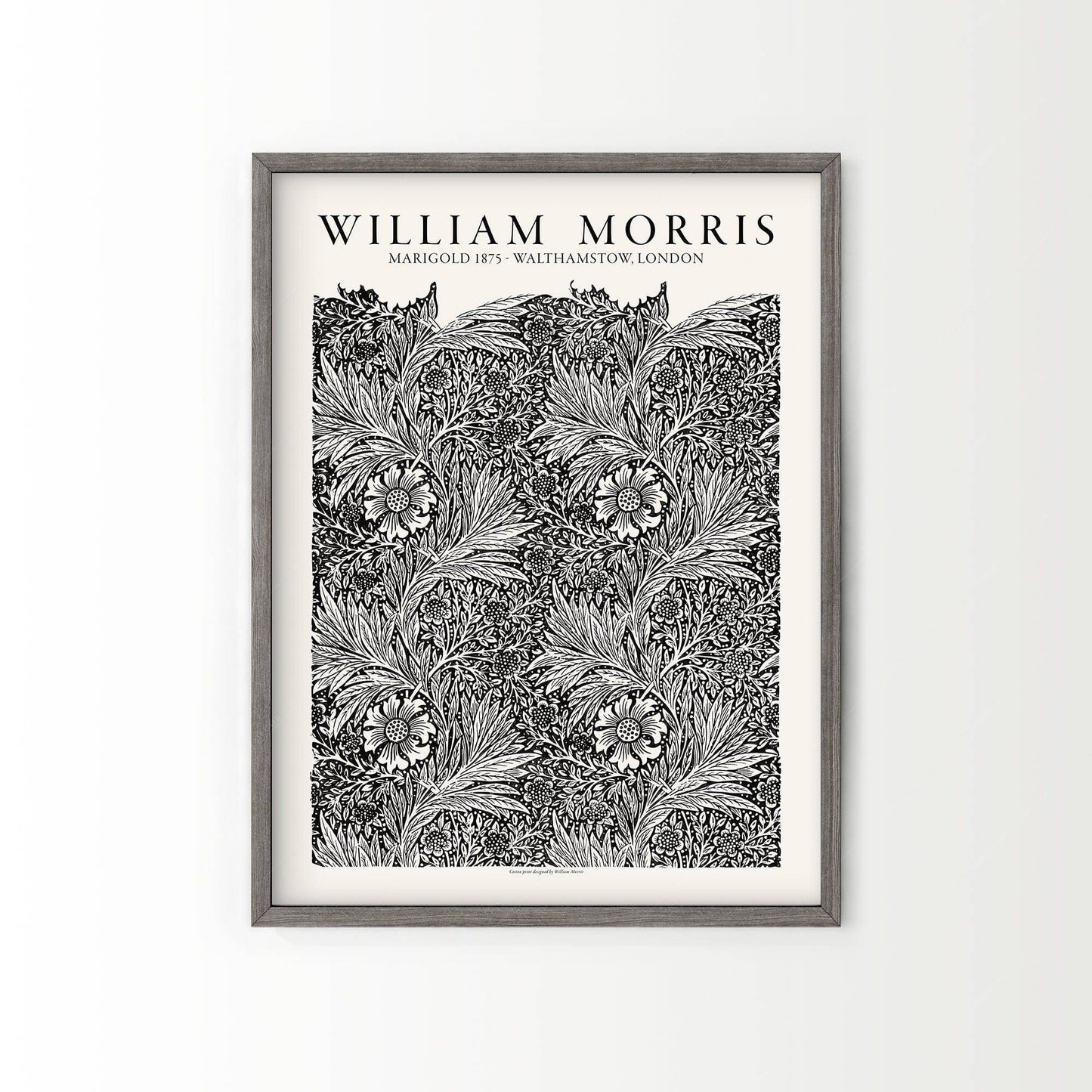 William Morris, Black Marigold, Fine Art Print