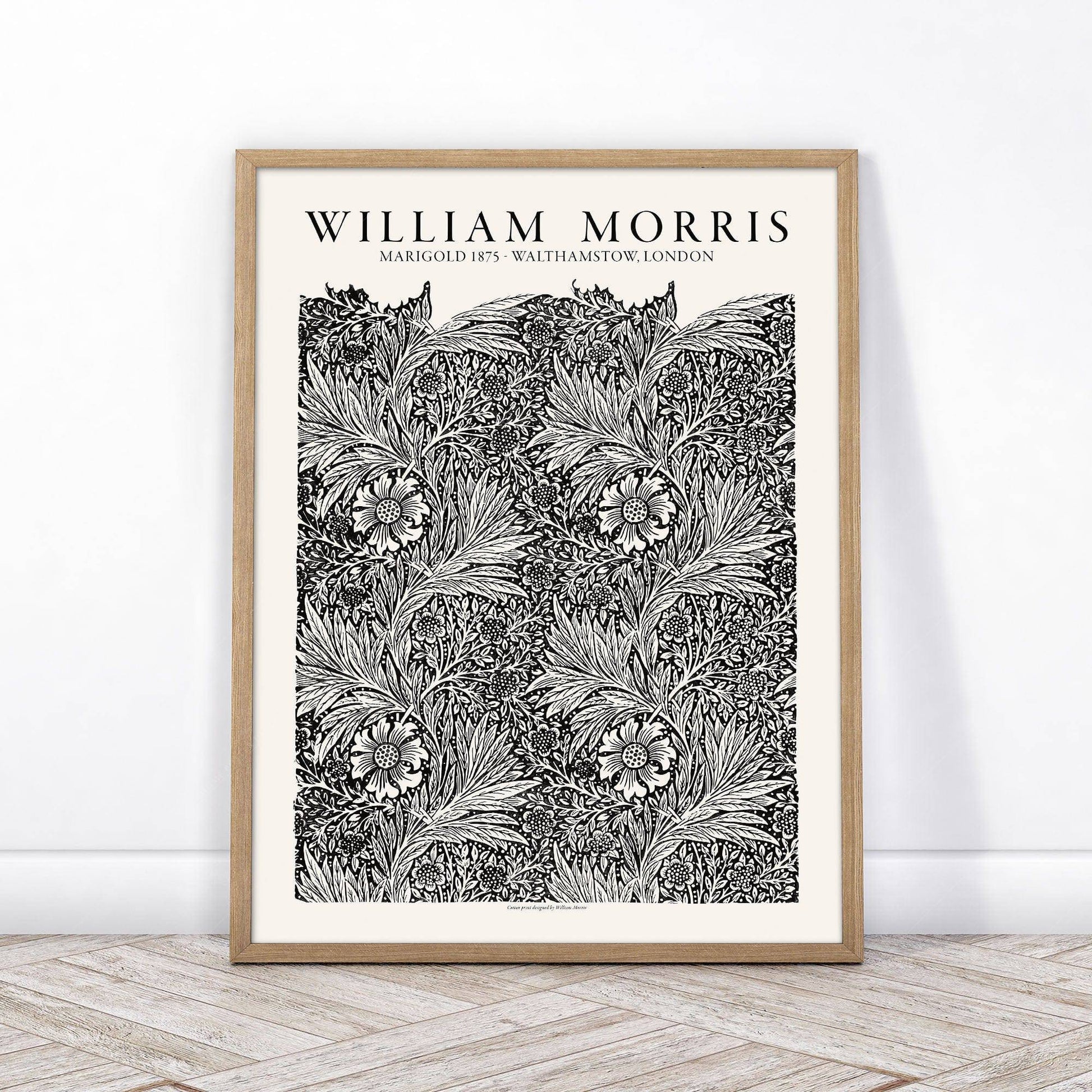 William Morris, Black Marigold, Fine Art Print