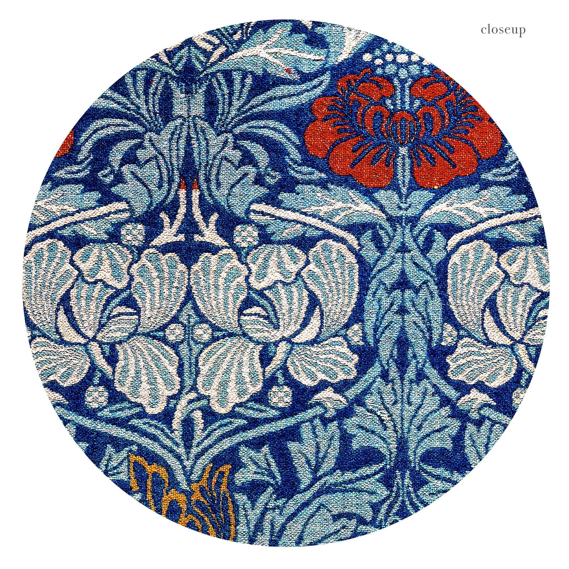 William Morris, Blue Floral Wall Art, Fine Art Print