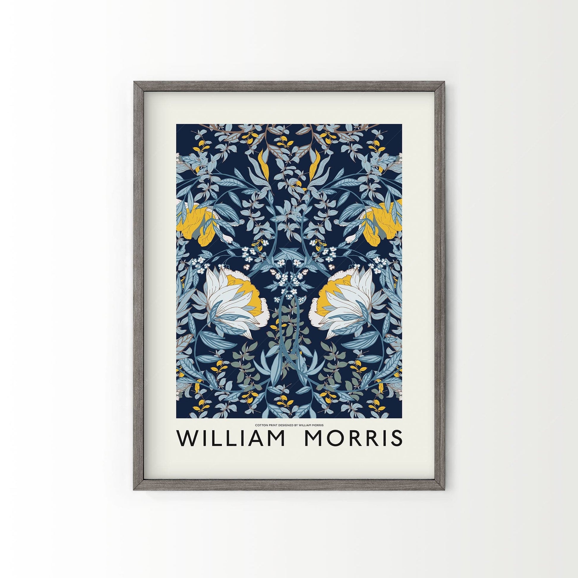 William Morris, Blue Floral Wall Art, Fine Art Prints