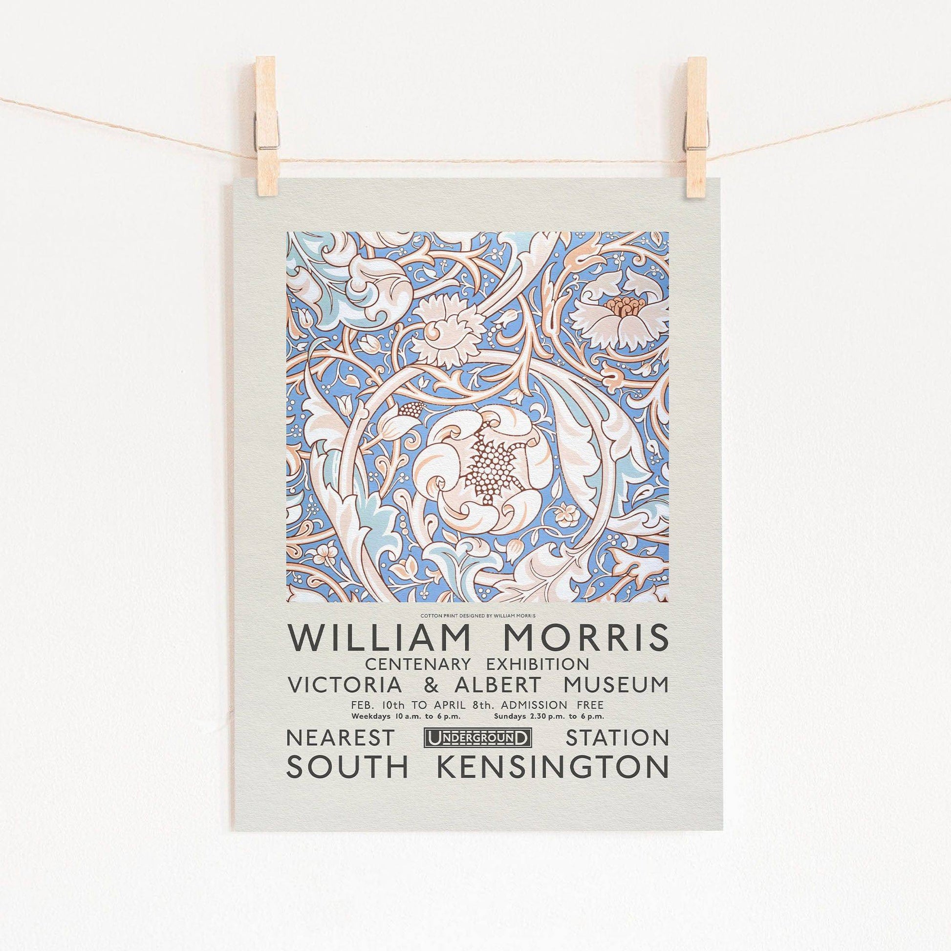 William Morris, Compton Flower, Fine Art Print