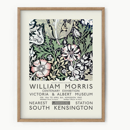 William Morris, Compton Poster, Floral Pattern