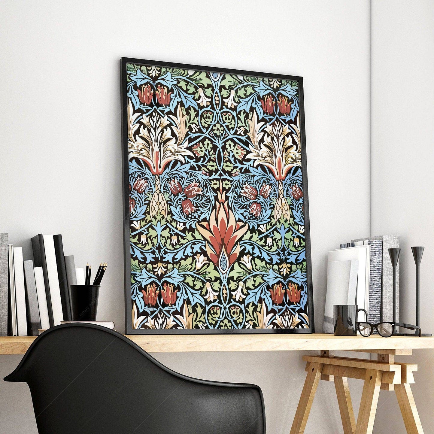 William Morris, Cray Floral Poster, Fine Art Print