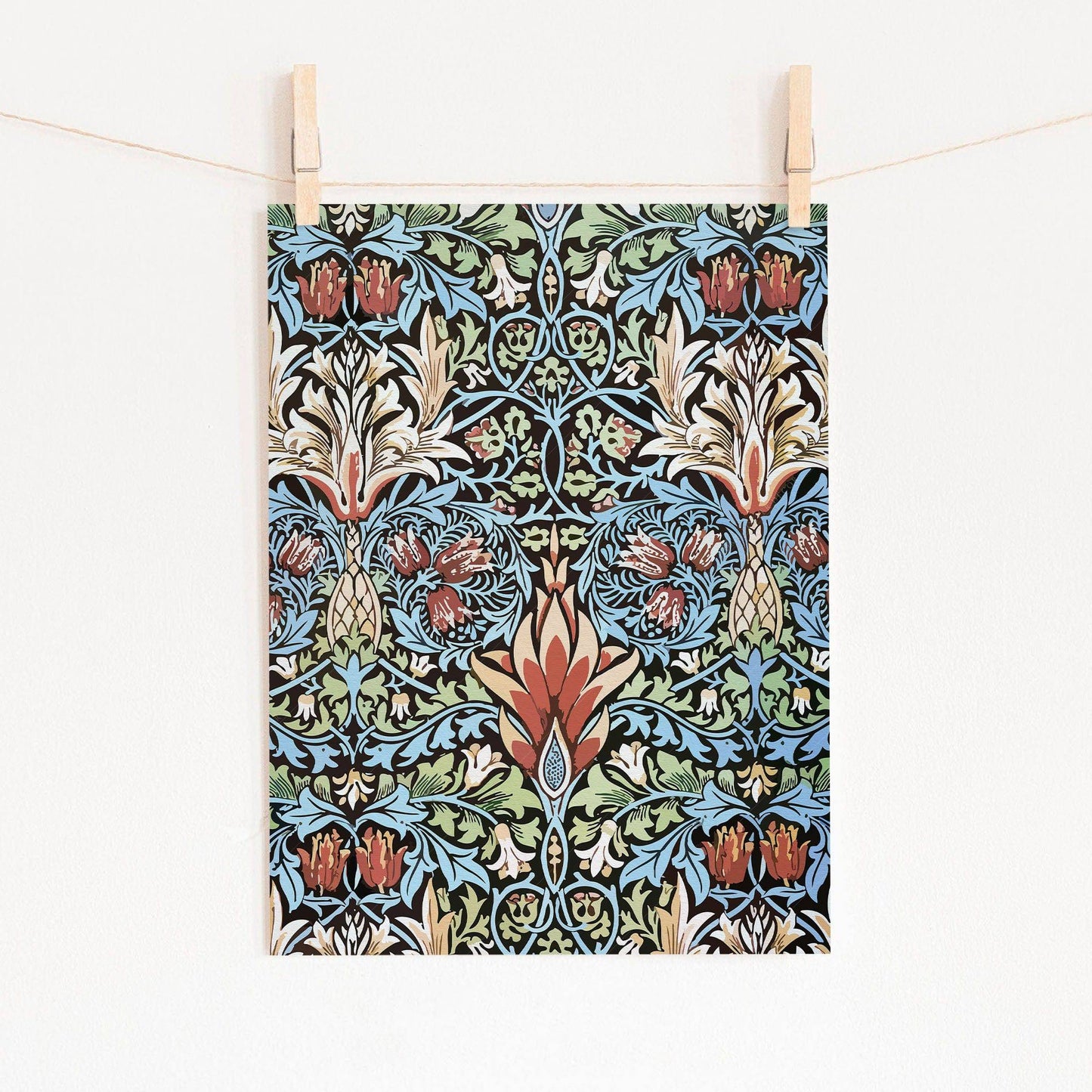 William Morris, Cray Floral Poster, Fine Art Print