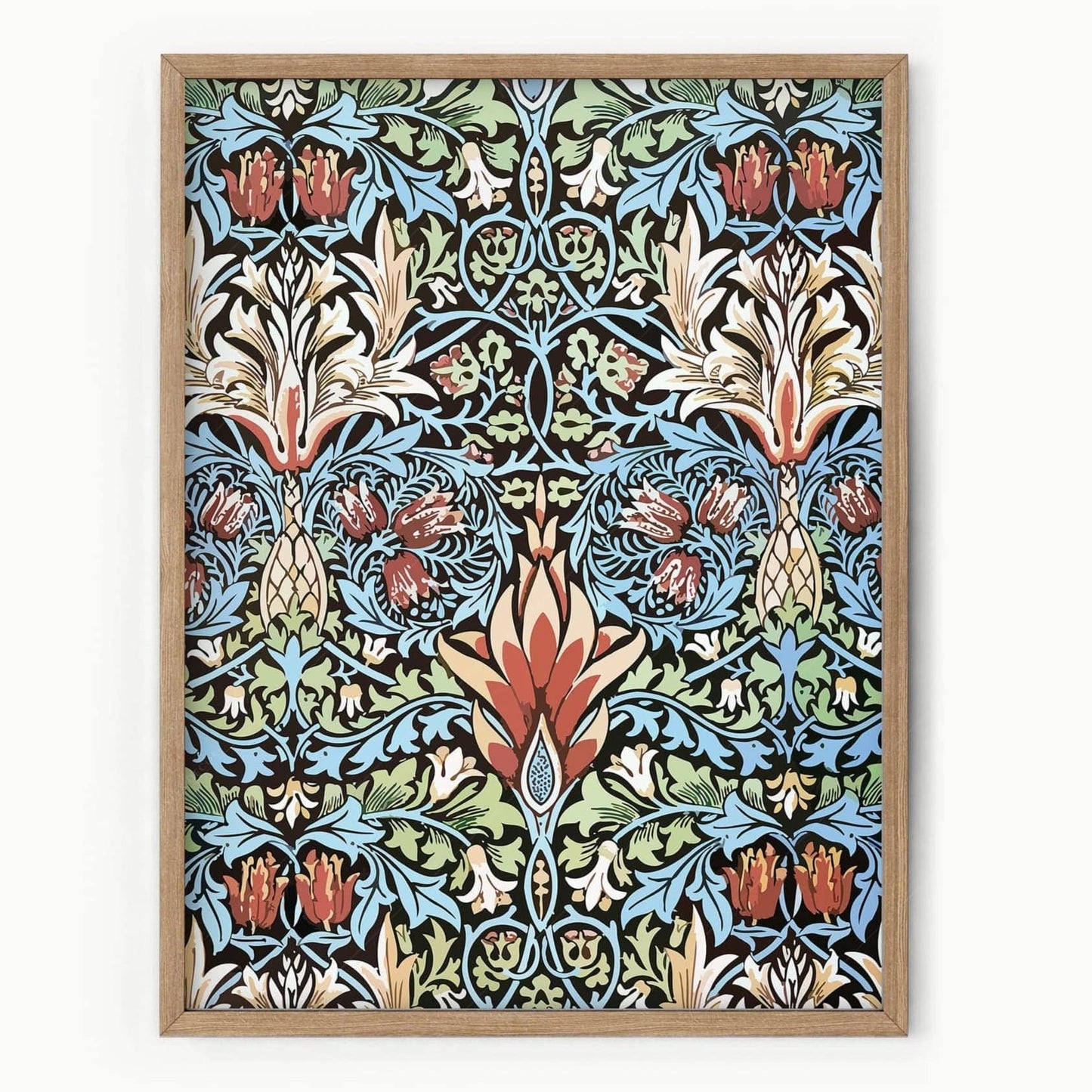 William Morris, Cray Floral Poster, Fine Art Print