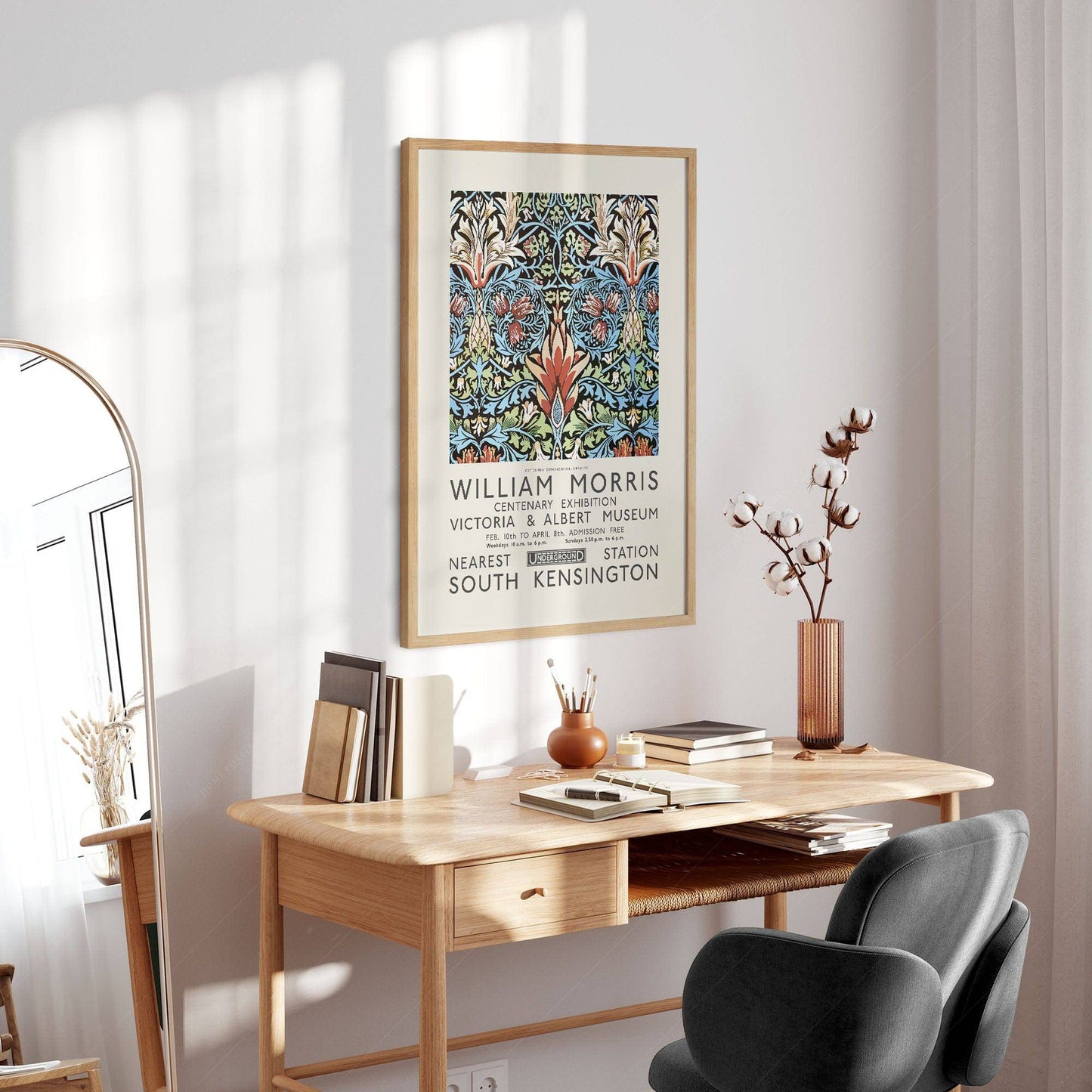 William Morris, Cray Poster, Exhibition Wall Art