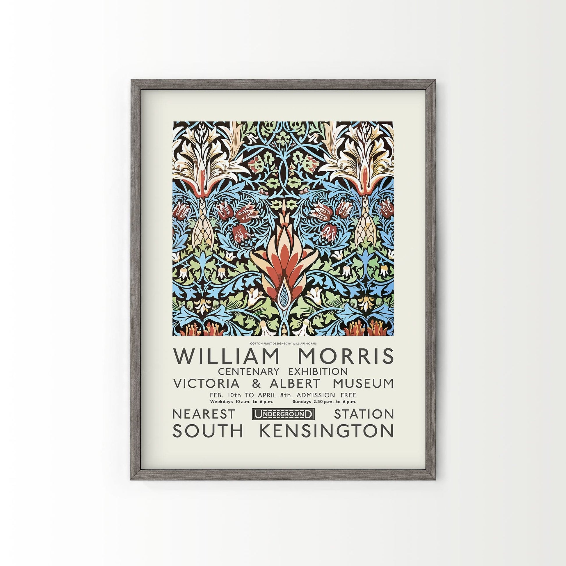 William Morris, Cray Poster, Exhibition Wall Art