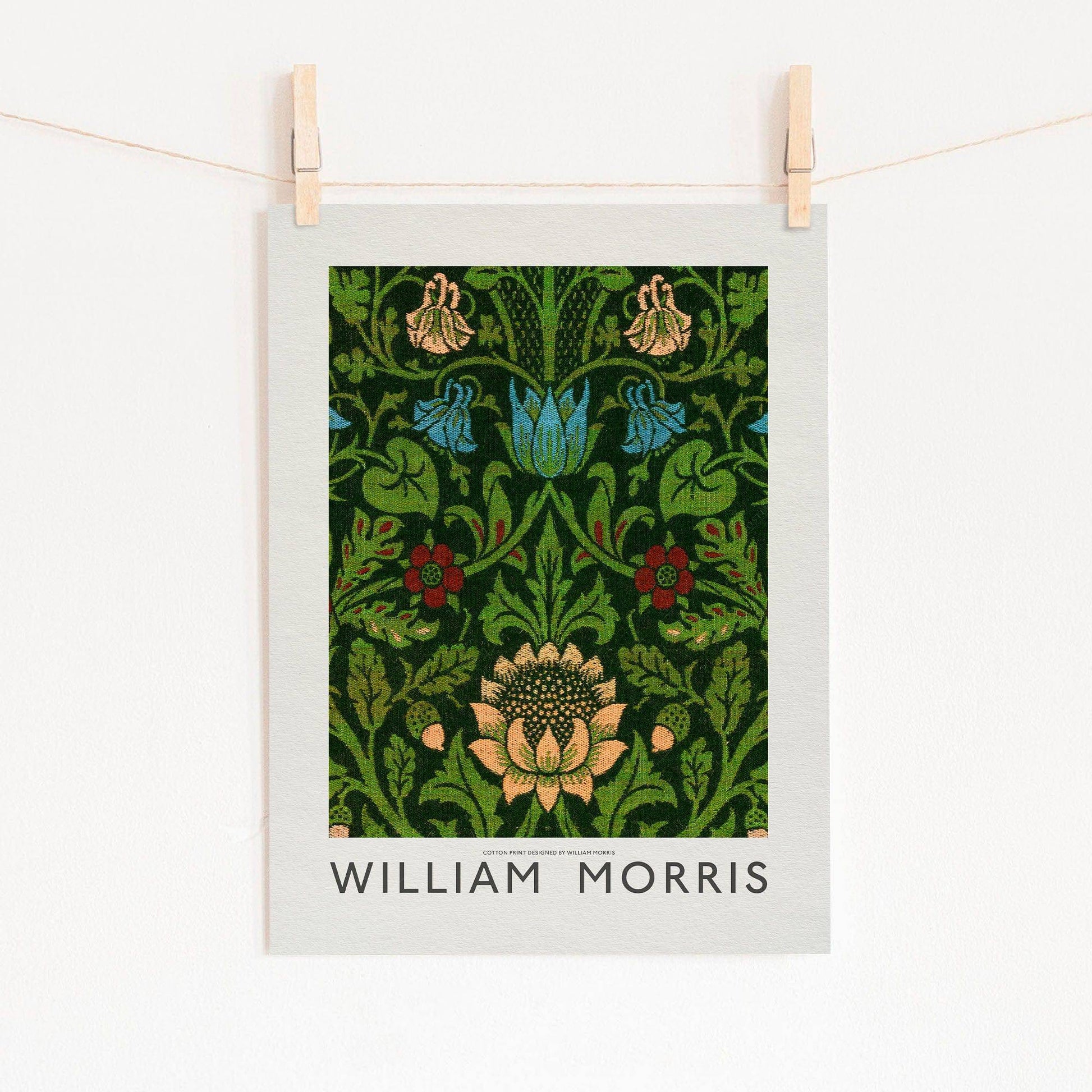 William Morris, Floral Pattern, Fine Art Print