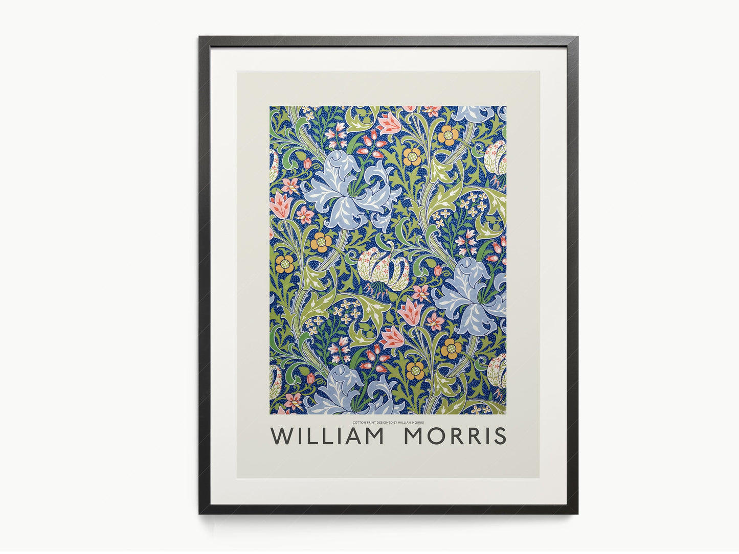 William Morris, Golden Lily Flower, Fine Art Print