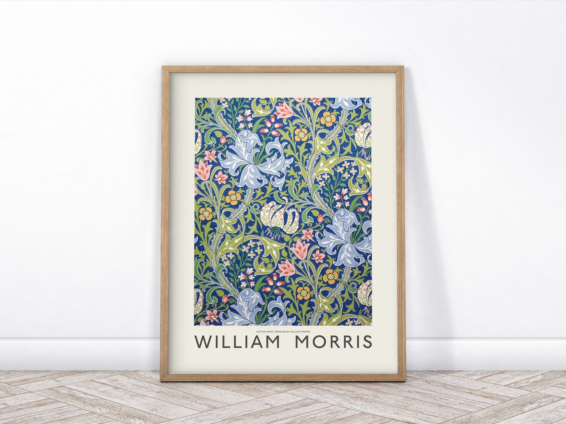 William Morris, Golden Lily Flower, Fine Art Print