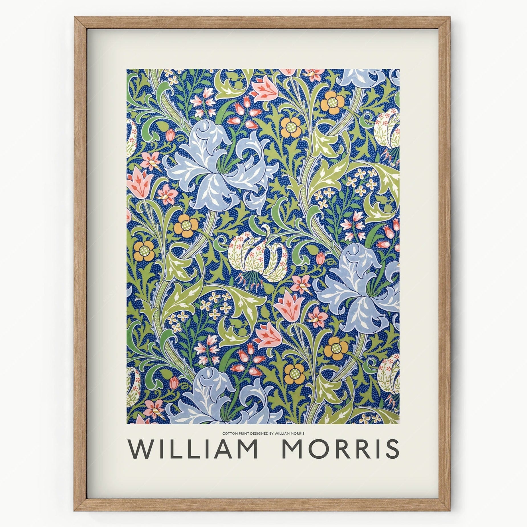 William Morris, Golden Lily Flower, Fine Art Print