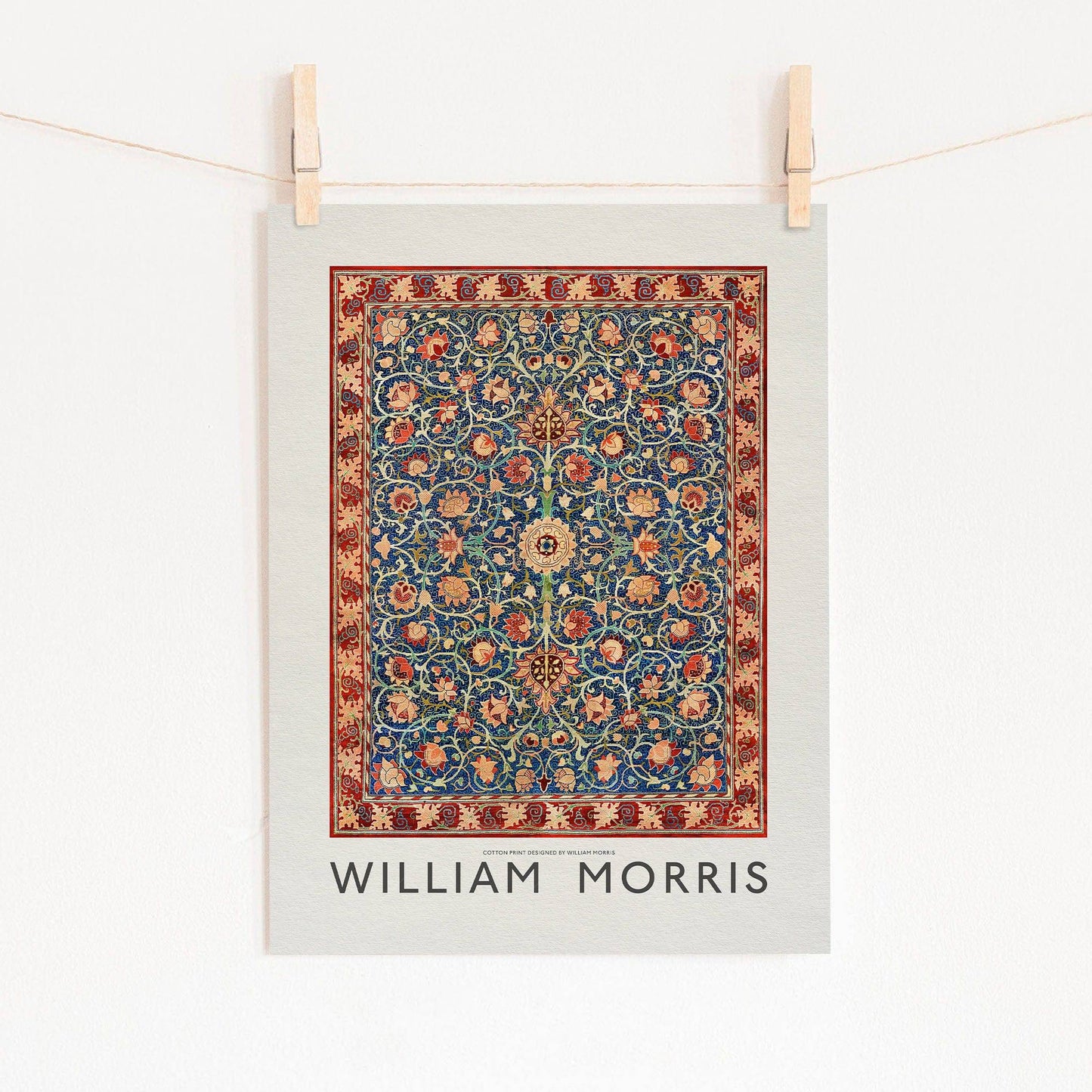 William Morris, Holland Park carpet, Fine Art Print