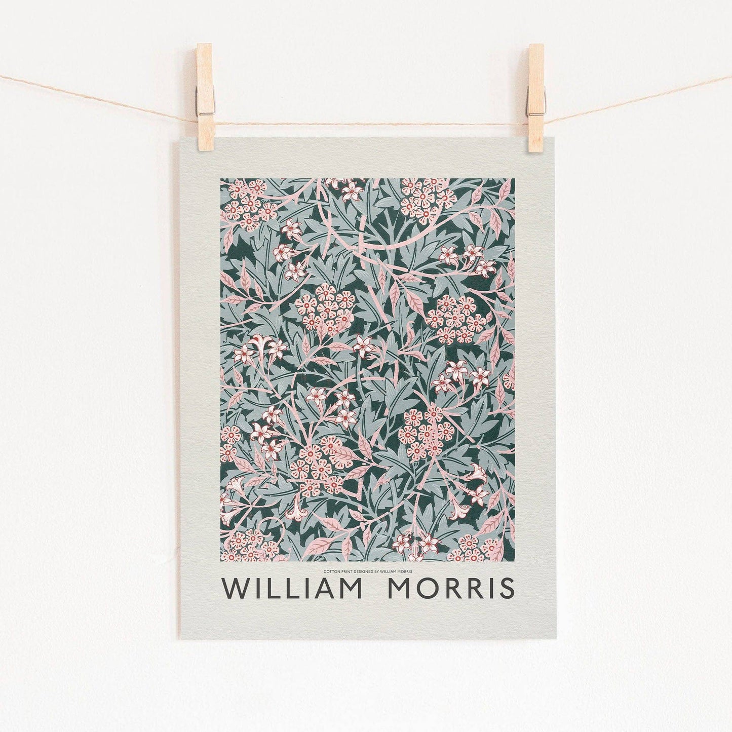 William Morris, Jasmine Flower, Fine Art Print