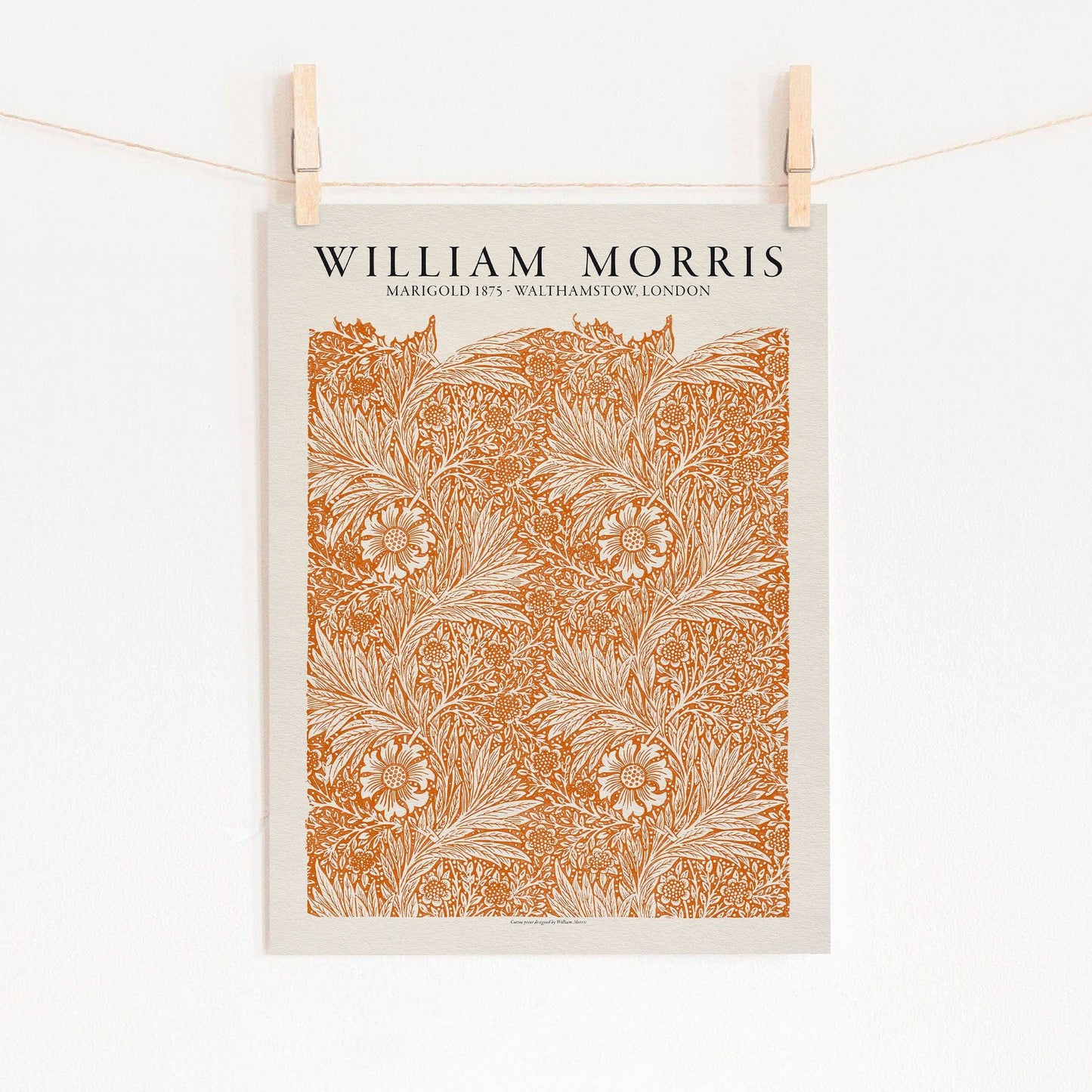 William Morris, Orange Marigold< Fine Art Print