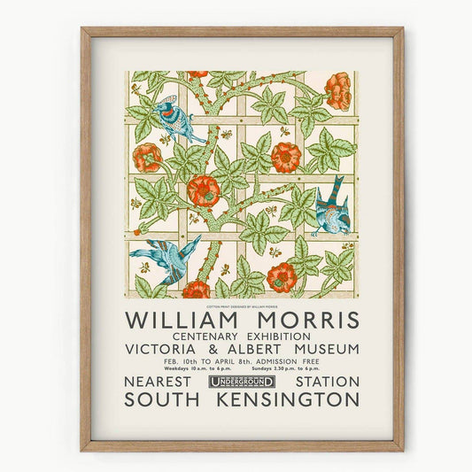 William Morris, Trellis Design, Fine Art Print