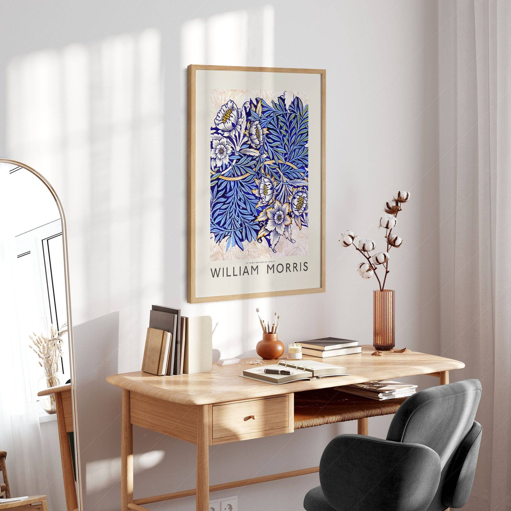 William Morris, Tulip and Willow Indigo Poster