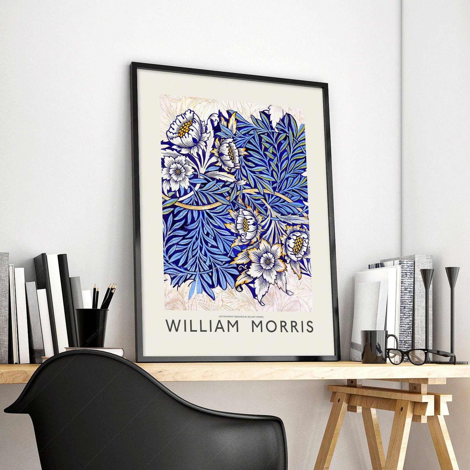 William Morris, Tulip and Willow Indigo Poster