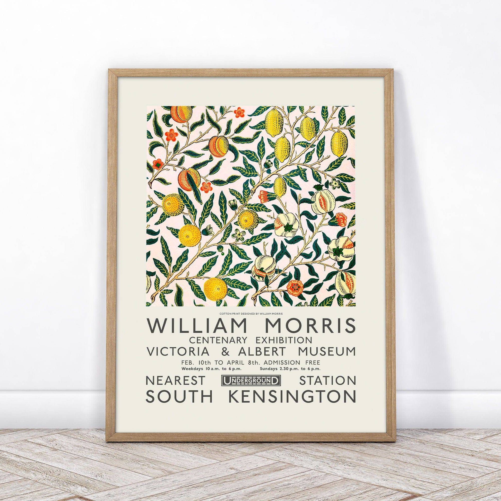 William Morris, William Morris, Fruit or Pomegranate Poster, Exhibition Art