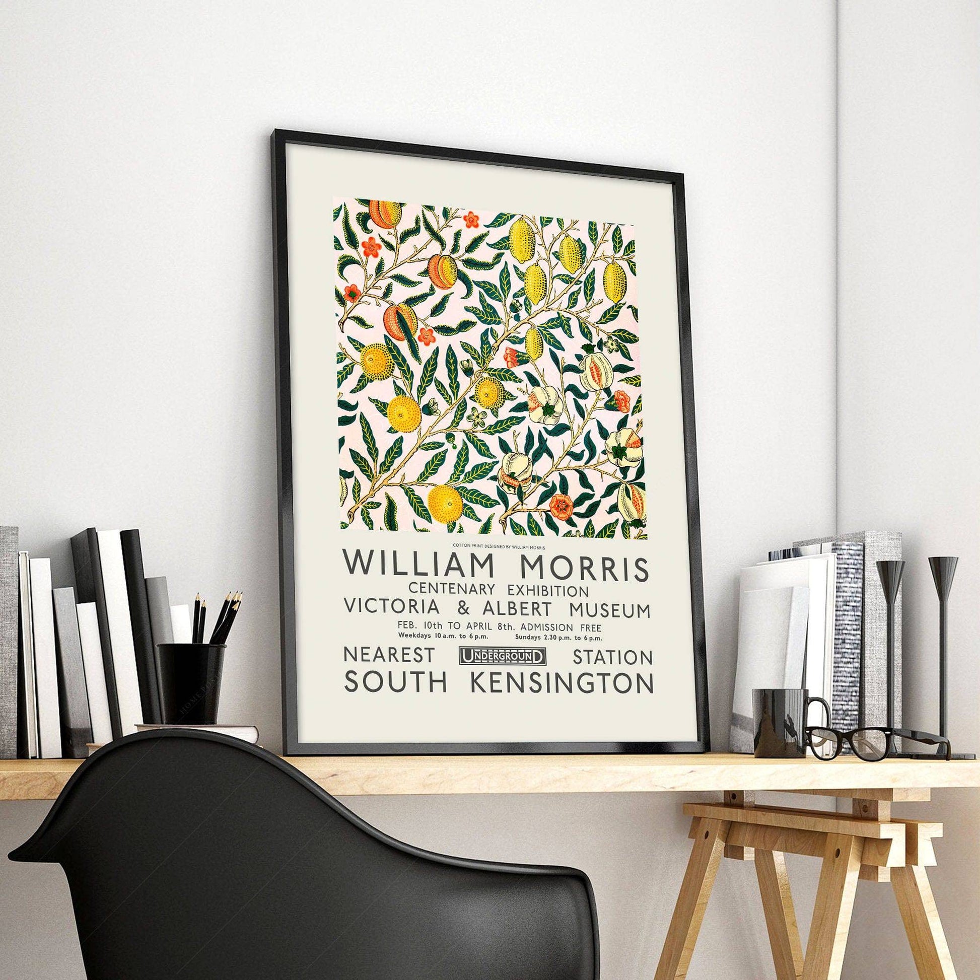 William Morris, William Morris, Fruit or Pomegranate Poster, Exhibition Art