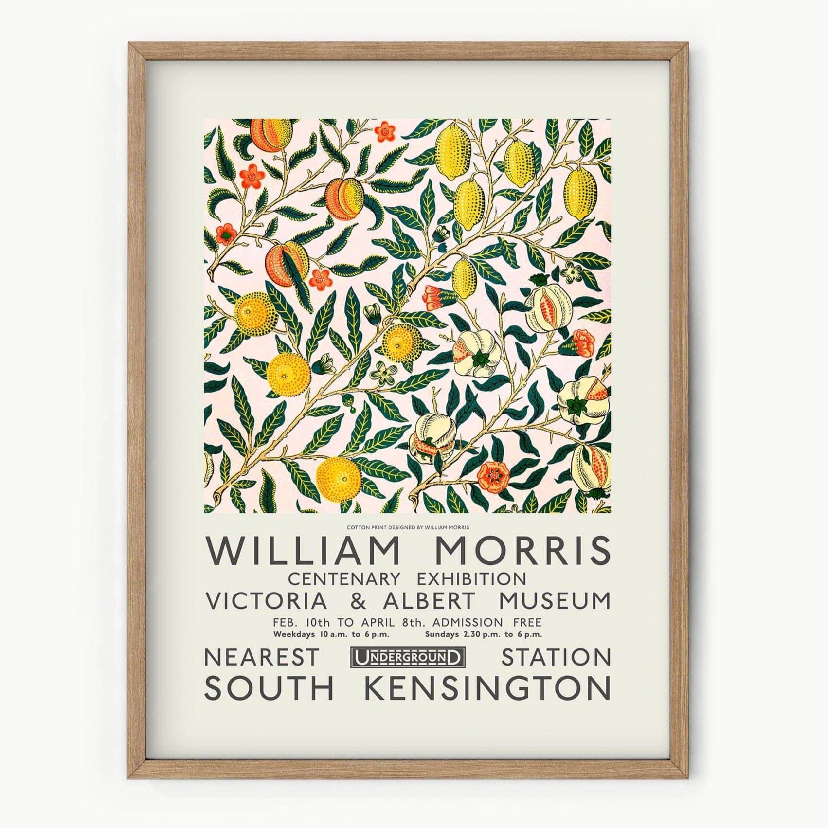 William Morris, William Morris, Fruit or Pomegranate Poster, Exhibition Art