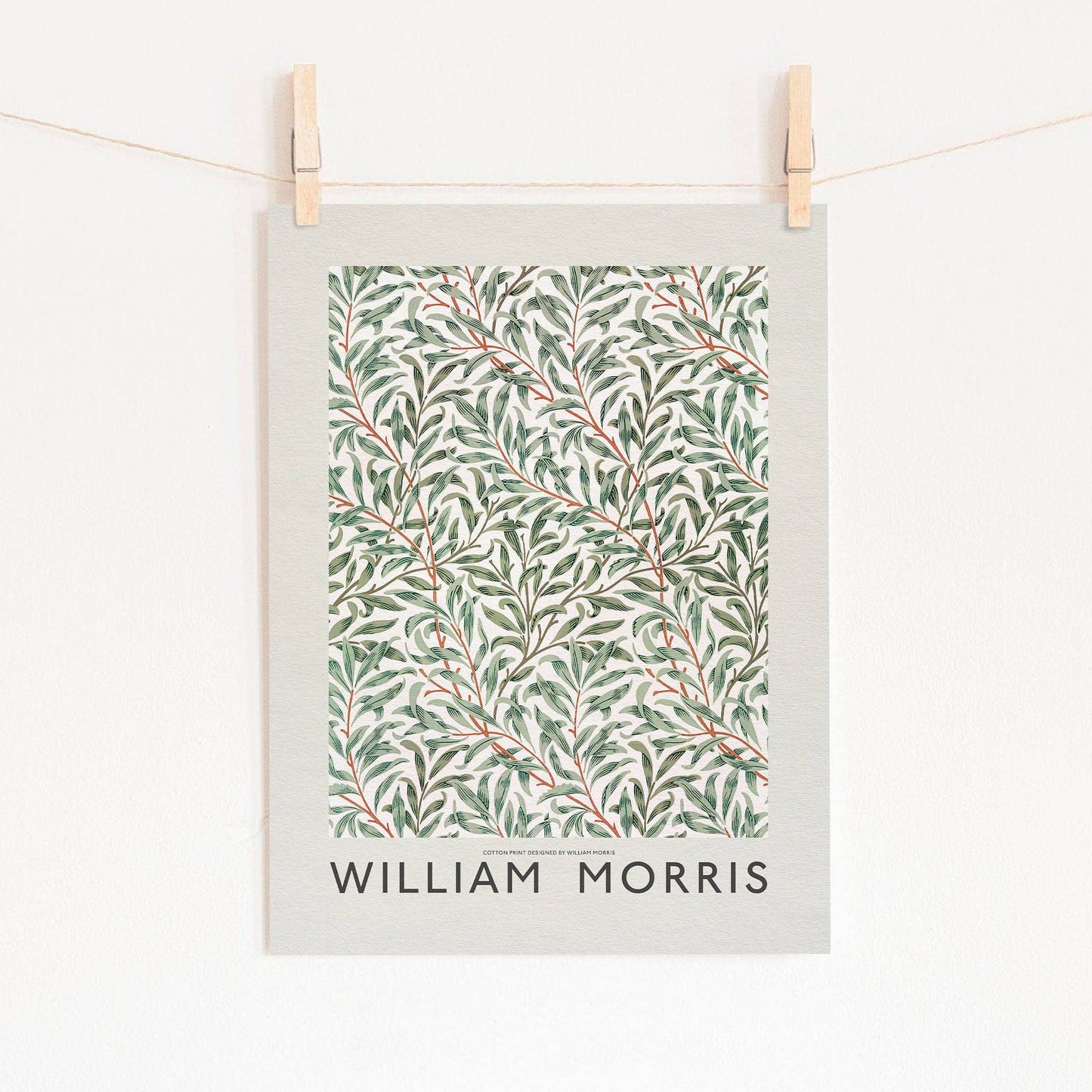 William Morris, Willow Bough, Green leaves branches