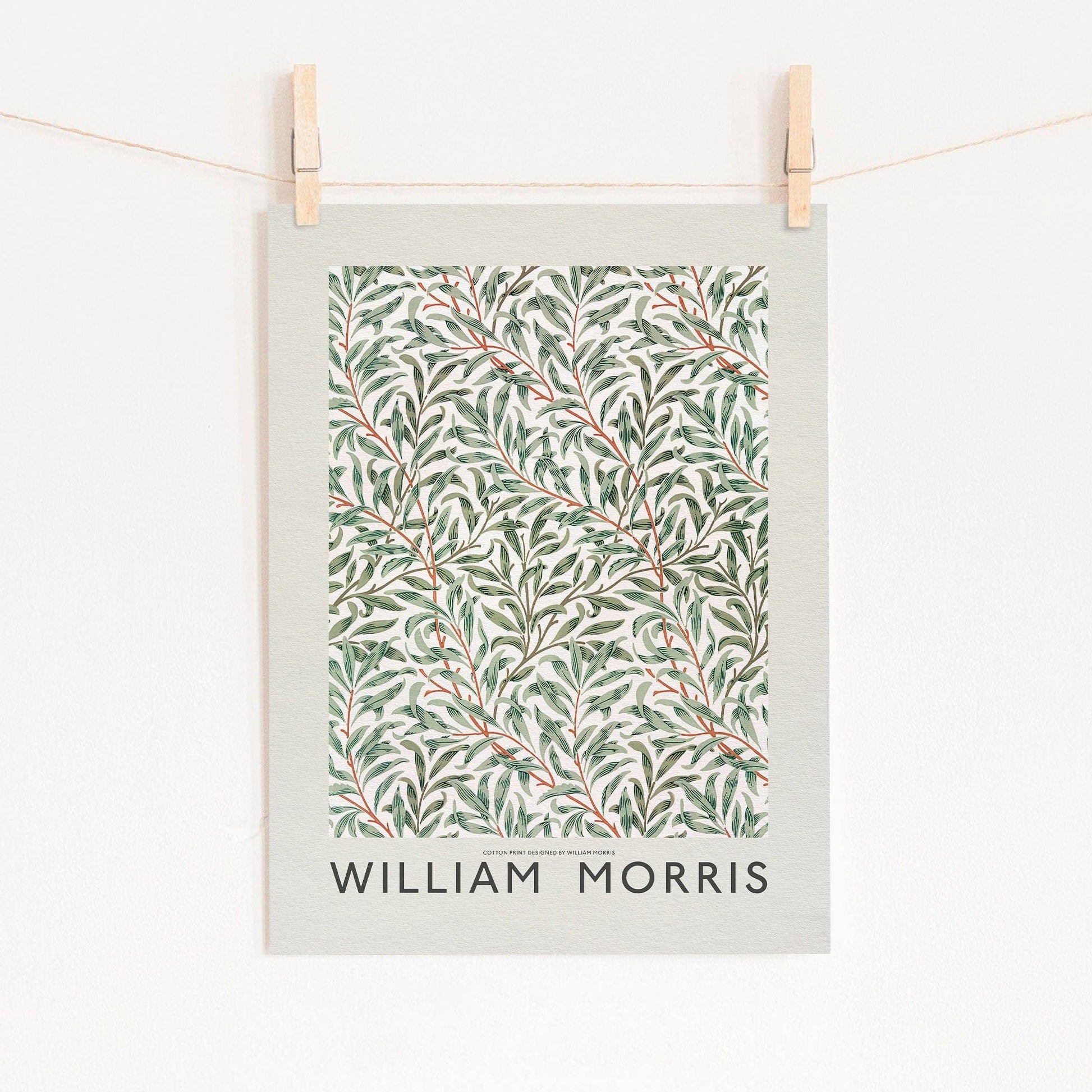 William Morris, Willow Bough, Green leaves branches