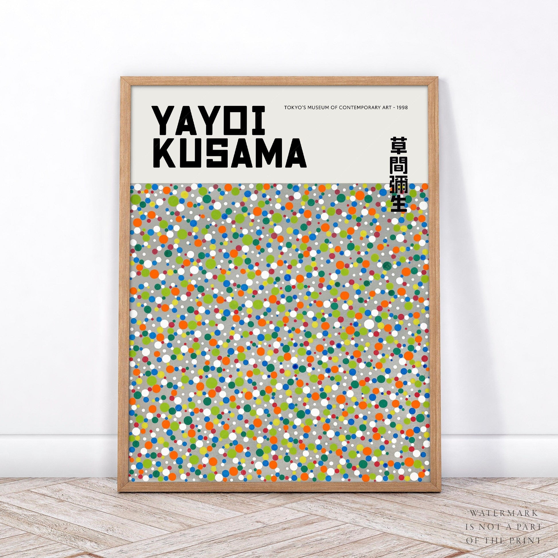 Yayoi Kusama, Dots Poster, Exhibition Wall Art, Fine Art Print