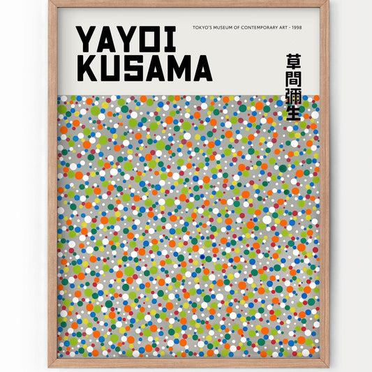 Yayoi Kusama, Dots Poster, Exhibition Wall Art, Fine Art Print