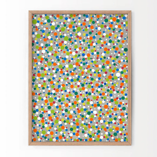 Yayoi Kusama Print, Contemporary Wall Decor, Dots Obsession