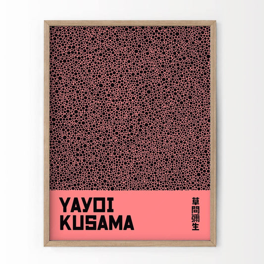 Yayoi Kusama Print, Contemporary Wall Decor, Exhibition Poster, Infinity Nets