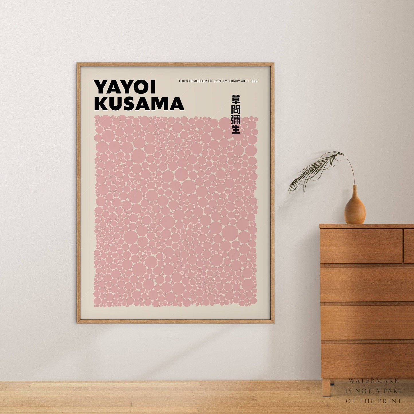 Yayoi Kusama Print, Contemporary Wall Decor, Fine Art Print