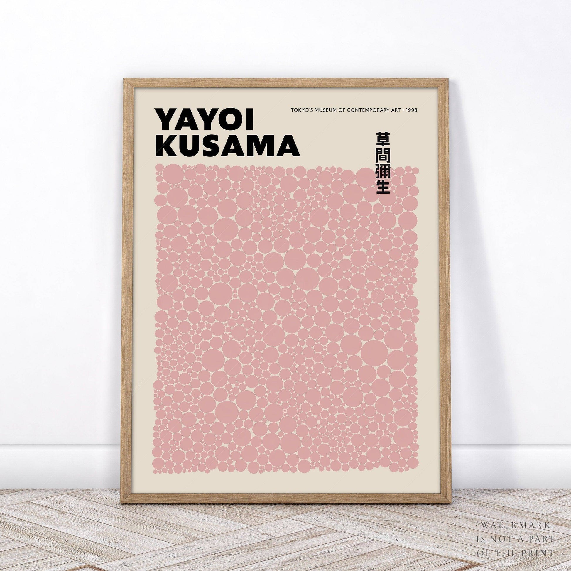 Yayoi Kusama Print, Contemporary Wall Decor, Fine Art Print