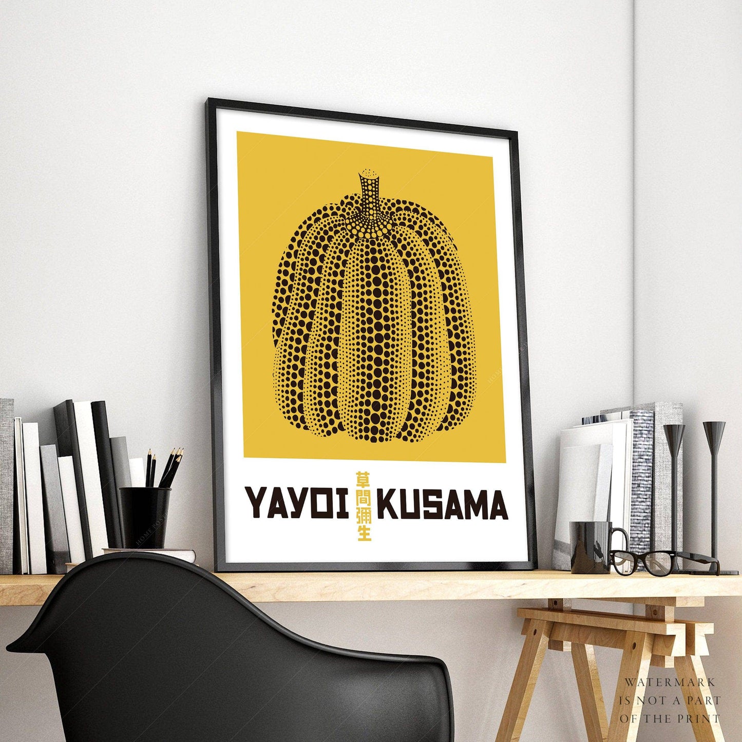 Yayoi Kusama Print, Contemporary Wall Decor, Fine Art Print